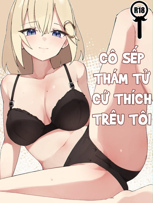 Bìa truyện Cô sếp thám tử cứ thích trêu tôi