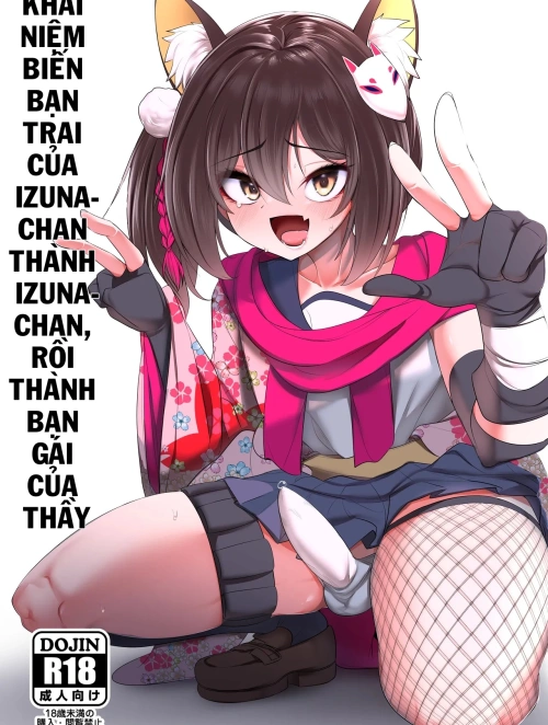 Bìa truyện Khái niệm biến bạn trai của Izuna-chan thành Izuna-chan, rồi thành bạn gái của thầy