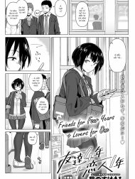 Bìa truyện Bạn trong 4 năm + Tình nhân một lần [Tomodachi 4-nen + Koibito 1-nen, Friends for Four Years + Lovers for One]