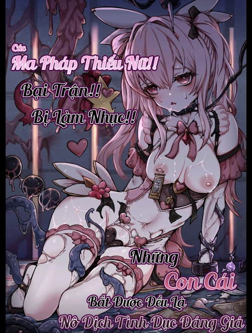 Bìa truyện Các Ma Pháp Thiếu Nữ! Bại Trận! Bị Làm Nhục! Những Con Cái Bắt Được Đều là Nô Dịch Tình Dục Đáng Giá