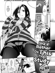 She'd Rather Do This Than Study [Comic X-Eros #63]