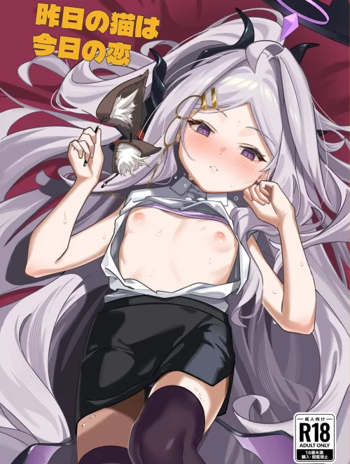 Bìa truyện [picapica Suppa (suppa)] Kinou no Neko wa Kyou no Koi (Blue Archive) [Digital]