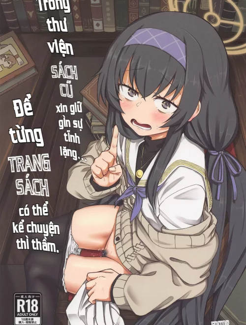 (C100) [Hx3I (Hirano Kawajuu)] Giữ yên lặng trong thư viện (Blue Archive)