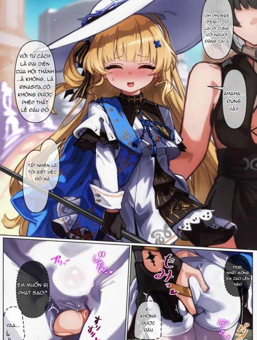 Bìa truyện Meichou no Phoebe-chan o Toge Dildo Juurin Les Sex Suru Manga!