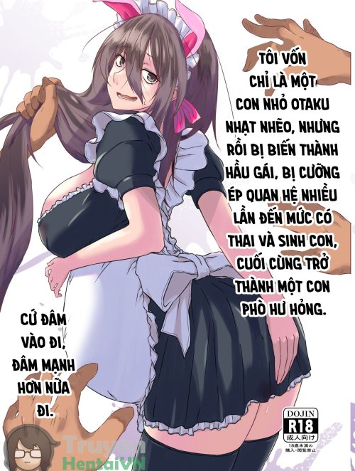 Bìa truyện Futsuu no Inkya no JK Datta kedo, Maid ni Sarete, Makasare Haramasare Shussan Saserarete Bitch ni Naremashita!