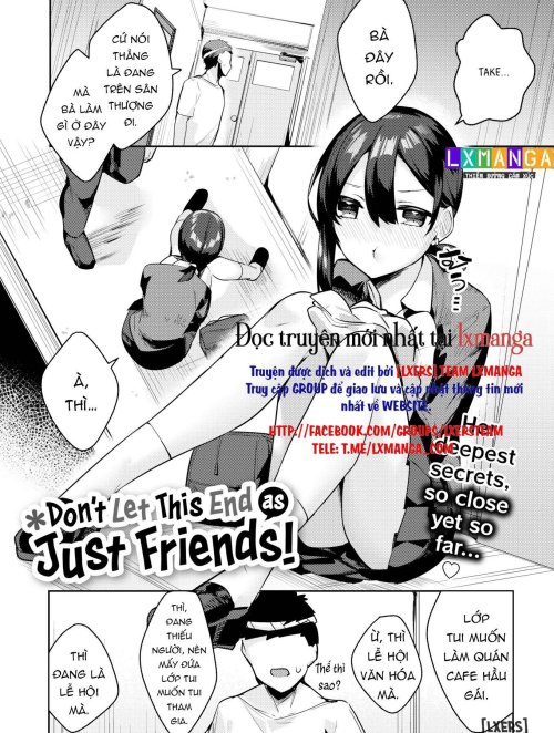 Bìa truyện Don't Let This End as Just Friends! Comic X-Eros #100