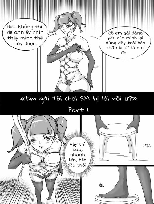 Bìa truyện Em gái tôi chơi SM bị lỗi rồi ư