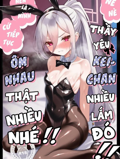 Bìa truyện Nè, nè! Thầy yêu Kei-chan nhiều lắm đó!! Nên là mình cứ tiếp tục ôm nhau thật nhiều nhé!!