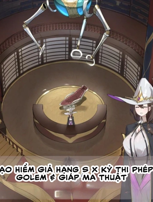 Bìa truyện S-Class Adventurer X Golem Magic Exam X Magic Armor X Extras