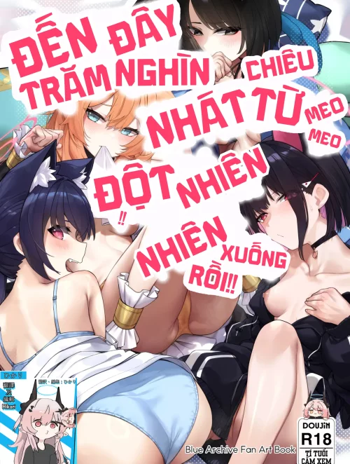 Bìa truyện [33Gou Heya (Mitsu)] đến đây trăm nghìn nhát từ chiều meo meo đột nhiên xuống rồi!!