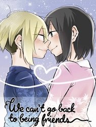 Bìa truyện Tomodachi ni nante modorenai [We can't go back to being friends]