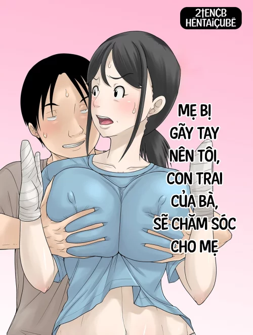 Bìa truyện Okaasan ga Kossetsushita no de Musuko no Ore ga Kaigosuru