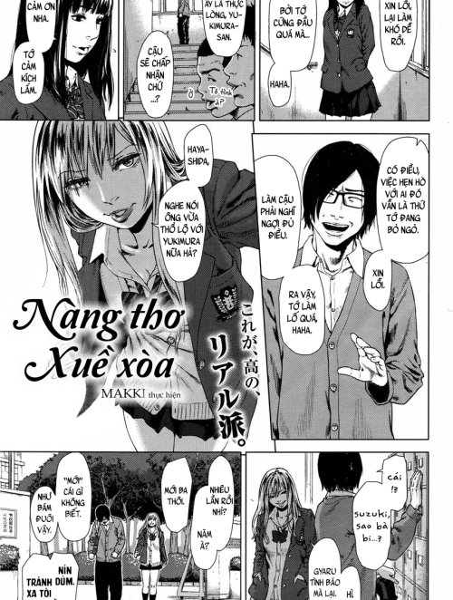 Bìa truyện Nàng Thơ Xuề Xòa [みにくいビッチな娘; The Unattractive, Slutty Girl; Minikui Bitch na Ko]