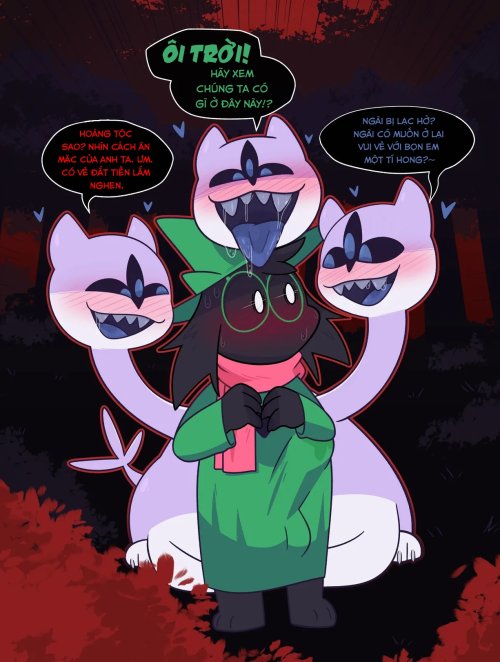 Bìa truyện Ralsei x Clover