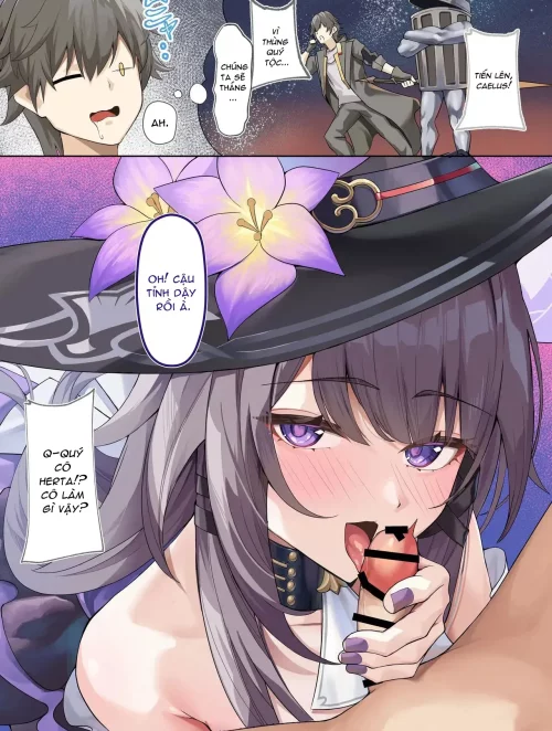 Bìa truyện Madam Herta wa Caelus no Seishi ga Hoshii Rashii... (Honkai: Star Rail)