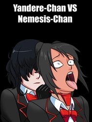 Bìa truyện Yandere-chan VS Nemesis-chan (Yandere simulator)