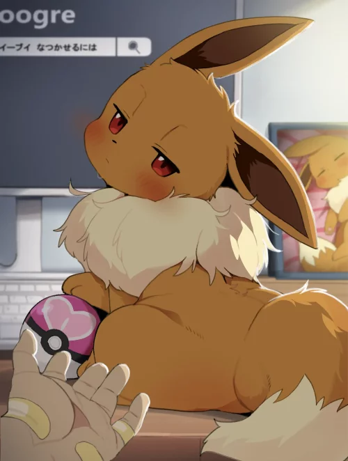 Bìa truyện em eevee đáng yêu của tôi