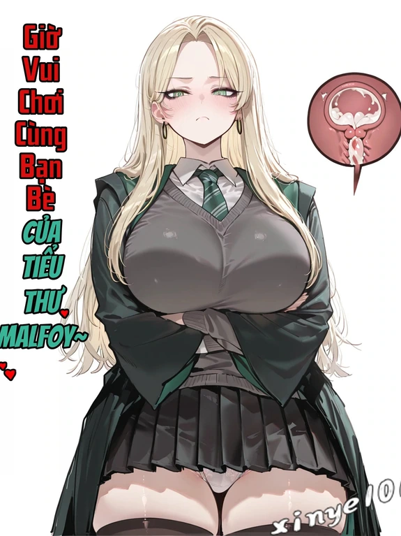 Bìa truyện "Giờ Vui Chơi Cùng Bạn Bè" của tiểu thư Malfoy