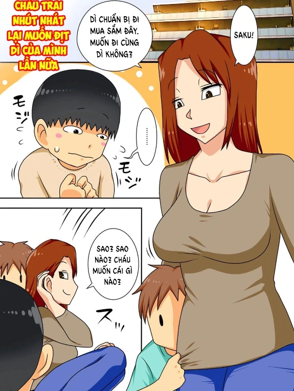 Bìa truyện Cháu trai nhút nhát, đụ nát lồn dì!