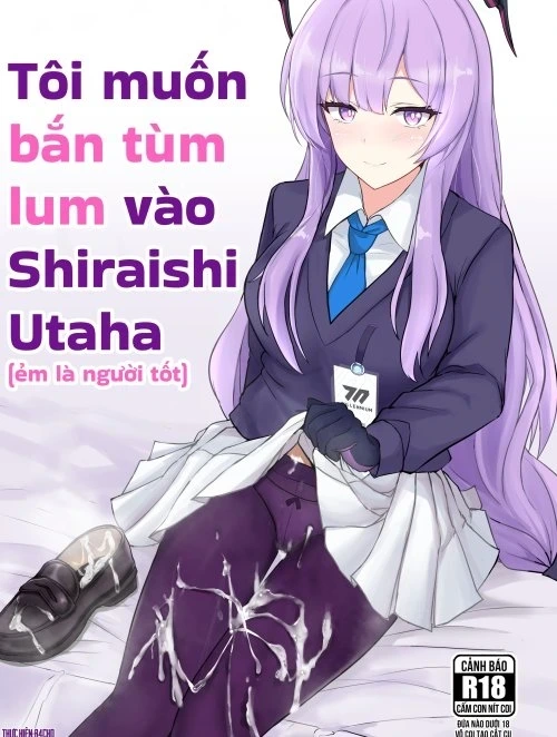 Bìa truyện Tôi muốn bắn tùm lum vào Shiraishi Utaha (ẻm là người tốt mà)