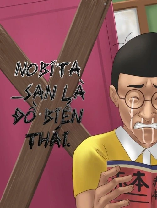 Bìa truyện Nobita-san là đồ biến thái!!