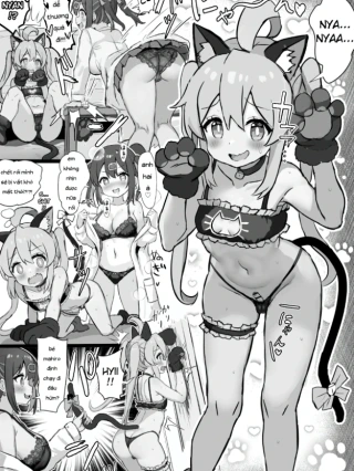 eko Lingerie Mahiro-chan o Shiboritoru Imouto no Mihari-chan 
