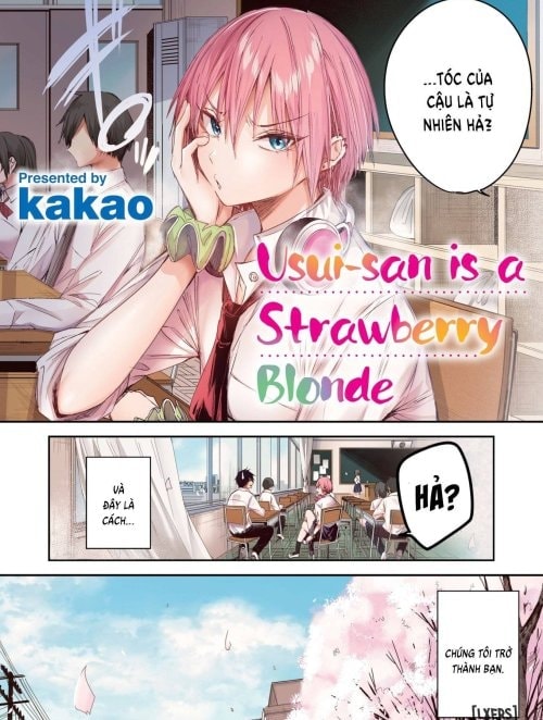 Usui-san is a Strawberry Blonde