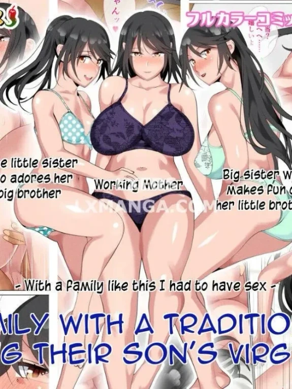 Kazoku De Musuko O Fudeoroshi Suru Narawashi Ga Sonzai Suru Kakei [A Family With A Tradition Of Taking Their Son's Virginity]