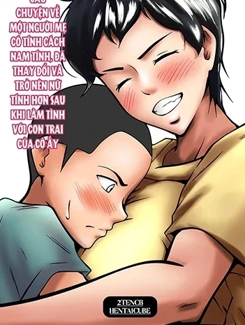 Bìa truyện Mẹ tomboy trở nên nữ tính sau khi làm tình với con trai