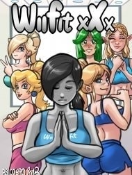 Bìa truyện Lớp học yoga của các nhân vật game Wii [Wii fit xXx]