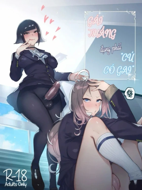 Bìa truyện Gái thẳng đụng phải cú có gai [Futanari-san to Nonke-san; Straight Girl Meets Futa; フタナリさんとノンケさん]