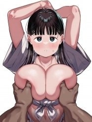 Bìa truyện ...Oyome-san no Renshuu... ga Aru Mura de no Toaru Danjo no Kiroku [A record of a man and a girl in a village where there is a ...wife's practice...]