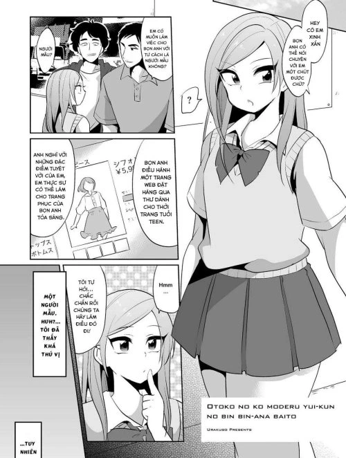 Bìa truyện Otokonoko Model Yui-kun no Binbin Ana Beit