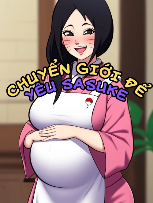 Bìa truyện Naruto chuyển giới để yêu Sasuke