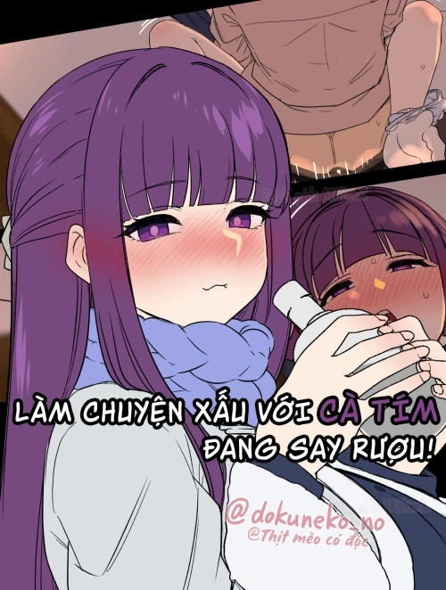 Làm chuyện xấu với Cà Tím đang say rượu~